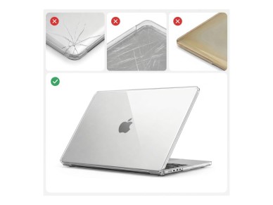 Tech-Protect Softshell Case for MacBook Neo 13" 2026 - Transparent Tech-Protect Softshell Case for MacBook Neo 13" 2026 - Transparent
