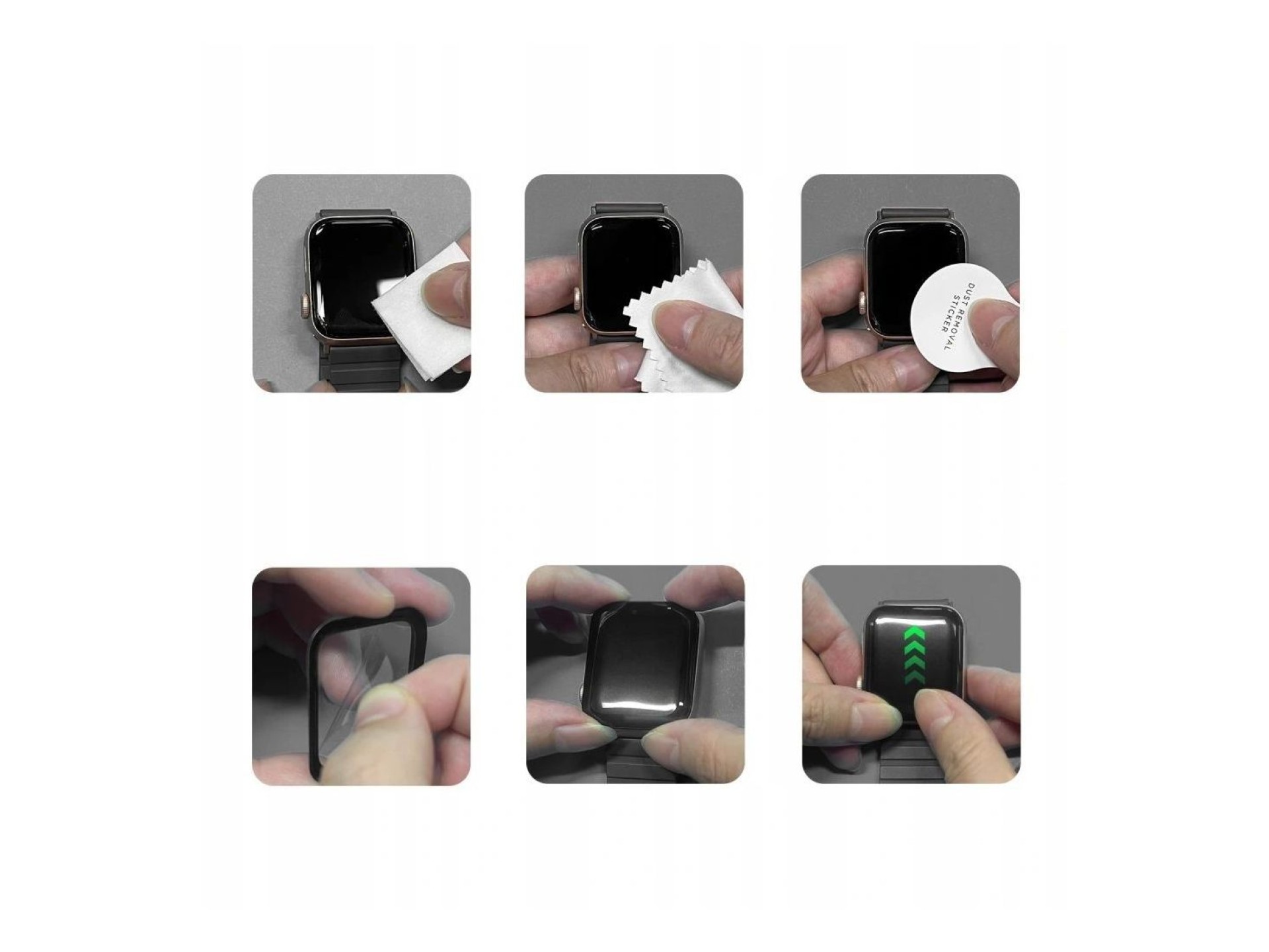 Protector de pantalla híbrido Tech-Protect Glass Flex+ (paquete de 2) para Xiaomi Redmi Watch 6 - Ne