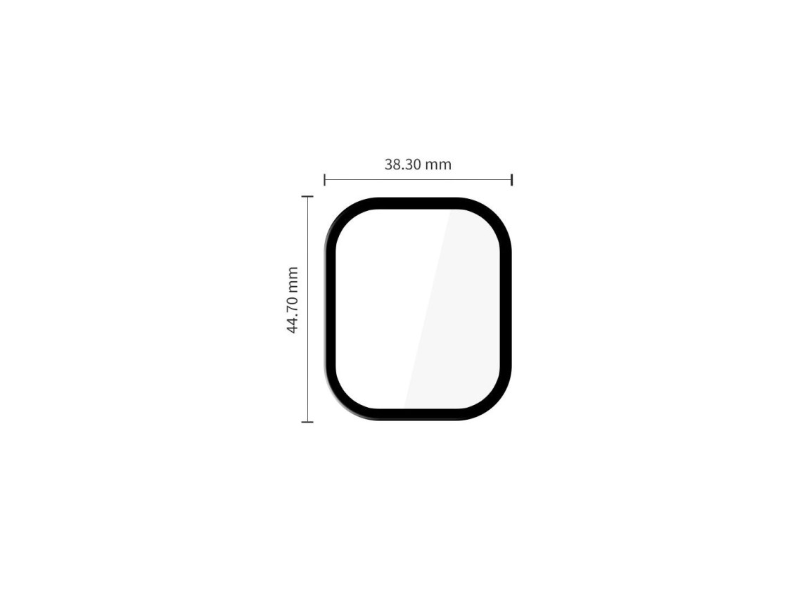 Protector de pantalla híbrido Tech-Protect Glass Flex+ (paquete de 2) para Xiaomi Redmi Watch 6 - Ne