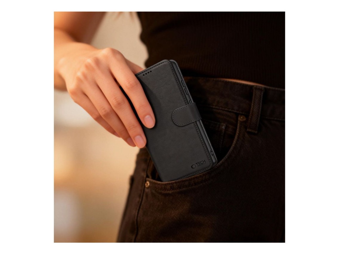 Capa carteira Tech-Protect para Motorola Edge 70 5G - Preta