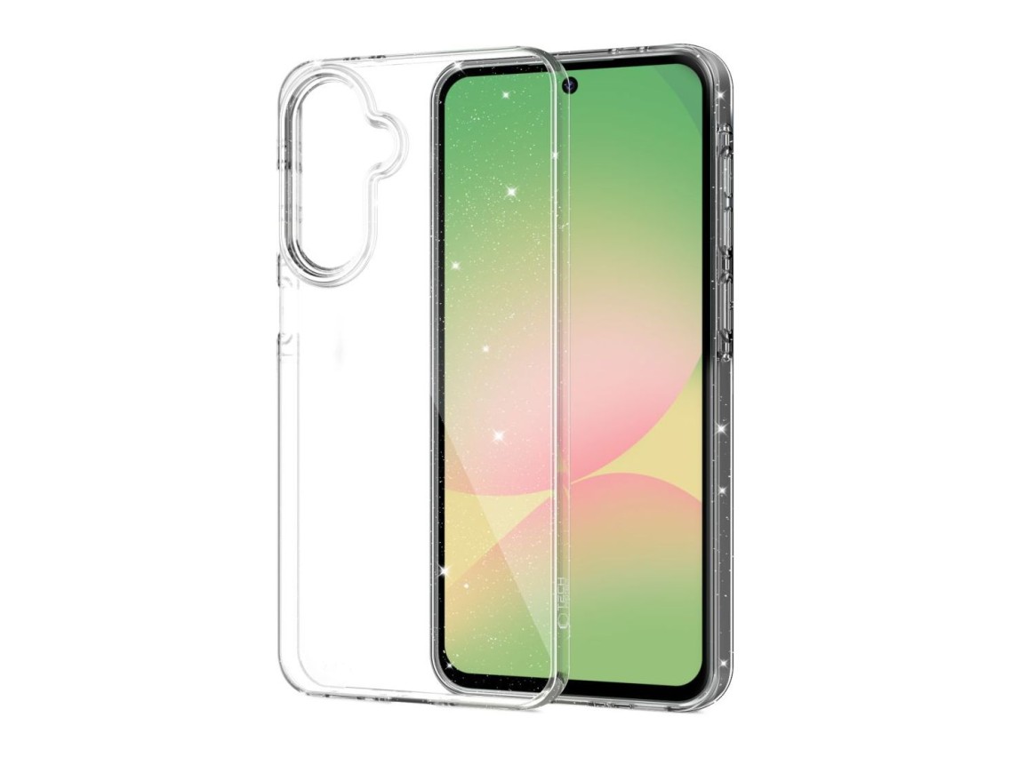 Tech-Protect FlexAir Case for Samsung Galaxy A27 5G - Clear Glitter