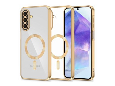 Tech-Protect MagFlex MagSafe Case for Samsung Galaxy A27 5G - Transparent Gold Tech-Protect MagFlex MagSafe Case for Samsung Galaxy A27 5G - Transparent Gold
