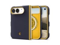 Capa Spigen Nano Pop MagSafe para iPhone Duo - Azul Marinho e Amarelo Capa Spigen Nano Pop MagSafe para iPhone Duo - Azul Marinho e Amarelo