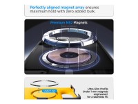 Capa Spigen Nano Pop MagSafe para iPhone Duo - Azul Marinho e Amarelo Capa Spigen Nano Pop MagSafe para iPhone Duo - Azul Marinho e Amarelo