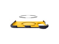 Capa Spigen Nano Pop MagSafe para iPhone Duo - Azul Marinho e Amarelo Capa Spigen Nano Pop MagSafe para iPhone Duo - Azul Marinho e Amarelo