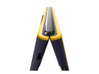 Capa Spigen Nano Pop MagSafe para iPhone Duo - Azul Marinho e Amarelo Capa Spigen Nano Pop MagSafe para iPhone Duo - Azul Marinho e Amarelo