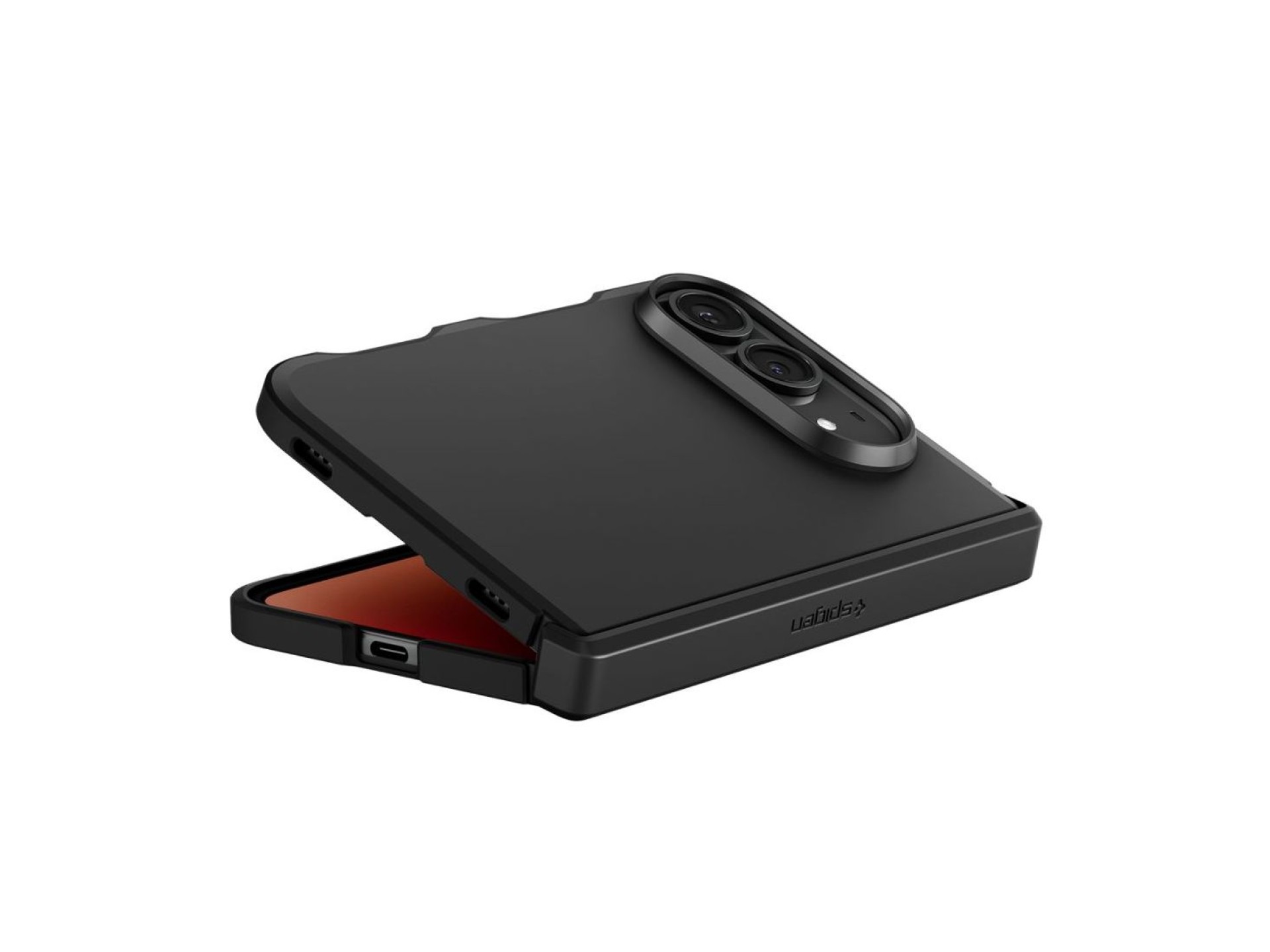 Funda Spigen Tough Armor T MagSafe para iPhone Duo - negra