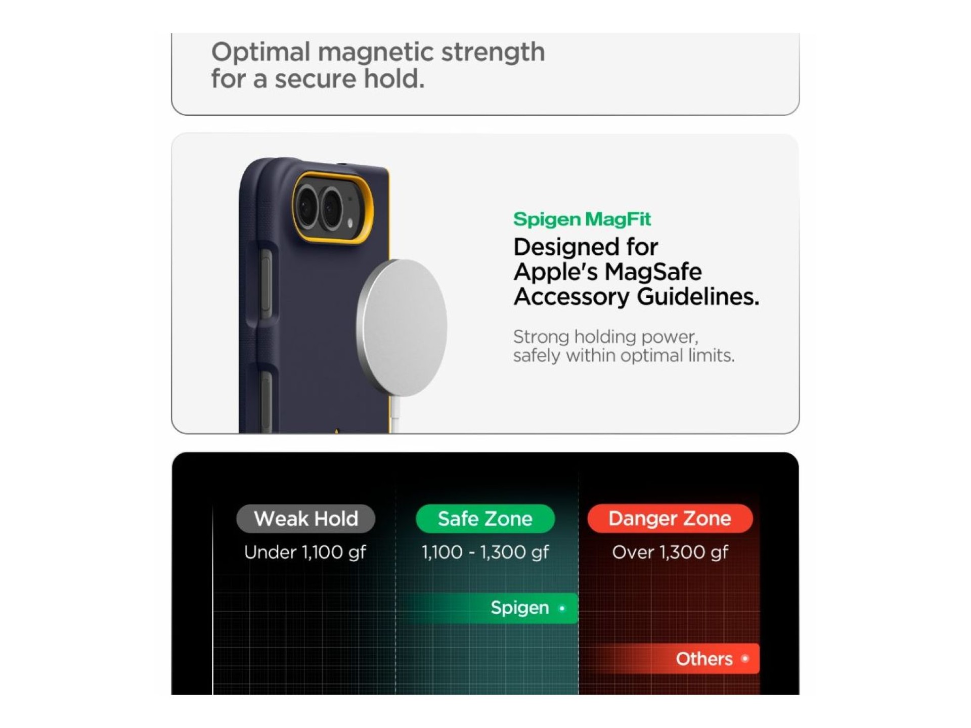 Capa Spigen Nano Pop MagSafe para iPhone Duo - Azul Marinho e Amarelo