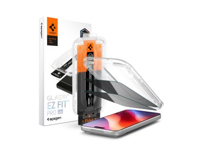 Spigen Glas.tR EZ Fit Pro HD AC Privacy 2-Pack Tempered Glass for iPhone 18 Pro Max Spigen Glas.tR EZ Fit Pro HD AC Privacy 2-Pack Tempered Glass for iPhone 18 Pro Max
