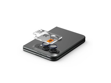 Spigen Optik Pro Glas.tR EZ Fit 2-Pack Tempered Glass Camera Screen Protector for iPhone Duo - Navy Spigen Optik Pro Glas.tR EZ Fit 2-Pack Tempered Glass Camera Screen Protector for iPhone Duo - Navy