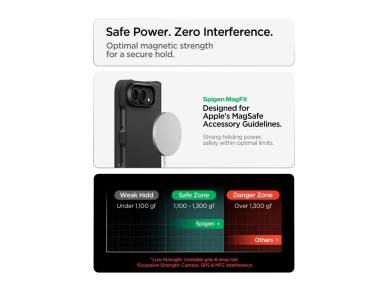 Spigen Tough Armor T MagSafe case for iPhone Duo - black Spigen Tough Armor T MagSafe case for iPhone Duo - black