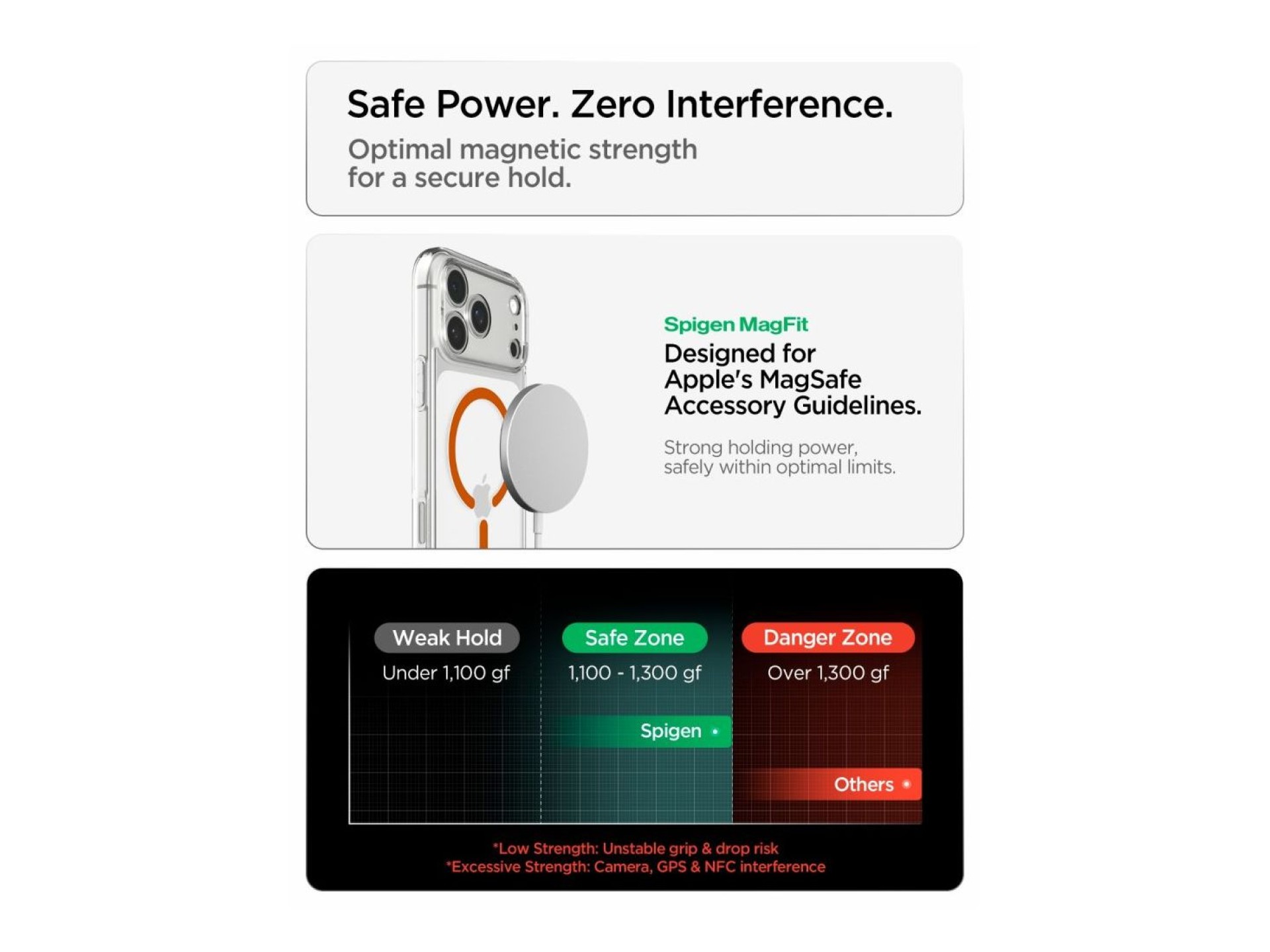 Capa Spigen Ultra Hybrid Mag MagSafe para iPhone 18 Pro Max/17 Pro Max - Laranja Transparente
