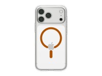 Capa Spigen Ultra Hybrid Mag MagSafe para iPhone 18 Pro Max/17 Pro Max - Laranja Transparente Capa Spigen Ultra Hybrid Mag MagSafe para iPhone 18 Pro Max/17 Pro Max - Laranja Transparente