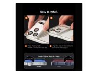 Protetor de ecr� de vidro temperado Spigen Optik Pro XL Glas.tR EZ Fit para c�mara do iPhone 18 Pro 