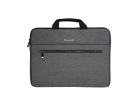 Bolsa para port�til Wozinsky WTL-15 de 15,6" com al�a e fecho de correr em metal - Cinzento