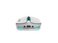 Rato Gamer Sem Fios Machenike M721 10000 DPI com Retroiluminação RGB - Branco Rato Gamer Sem Fios Machenike M721 10000 DPI com Retroiluminação RGB - Branco