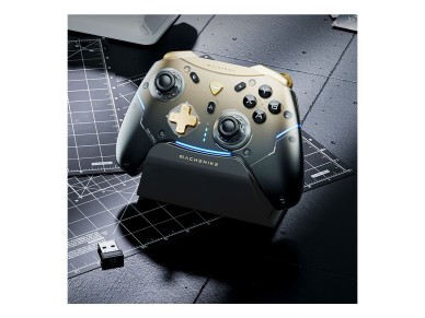 Machenike G5Pro Flagship Wireless Game Controller with Gyro Charging Station and Button Mapping - Bl Machenike G5Pro Flagship Wireless Game Controller with Gyro Charging Station and Button Mapping - Bl