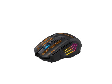 Ratón inalámbrico óptico para juegos Wozinsky WMGB-1179 con batería recargable integrada, 3200 DPI y Ratón inalámbrico óptico para juegos Wozinsky WMGB-1179 con batería recargable integrada, 3200 DPI y