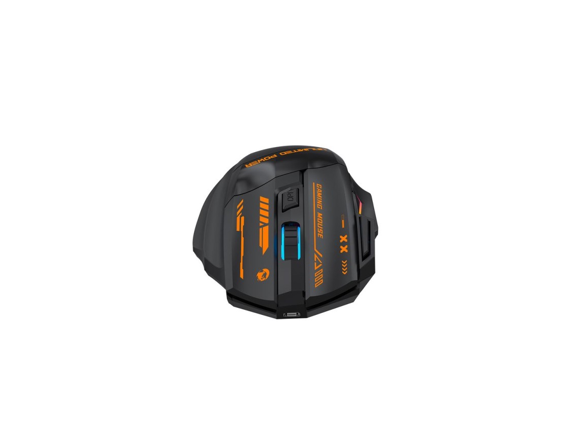 Rato Gamer Óptico Sem Fios Wozinsky WMGB-1179 com Bateria Recarregável Integrada, 3200 DPI e Retroil