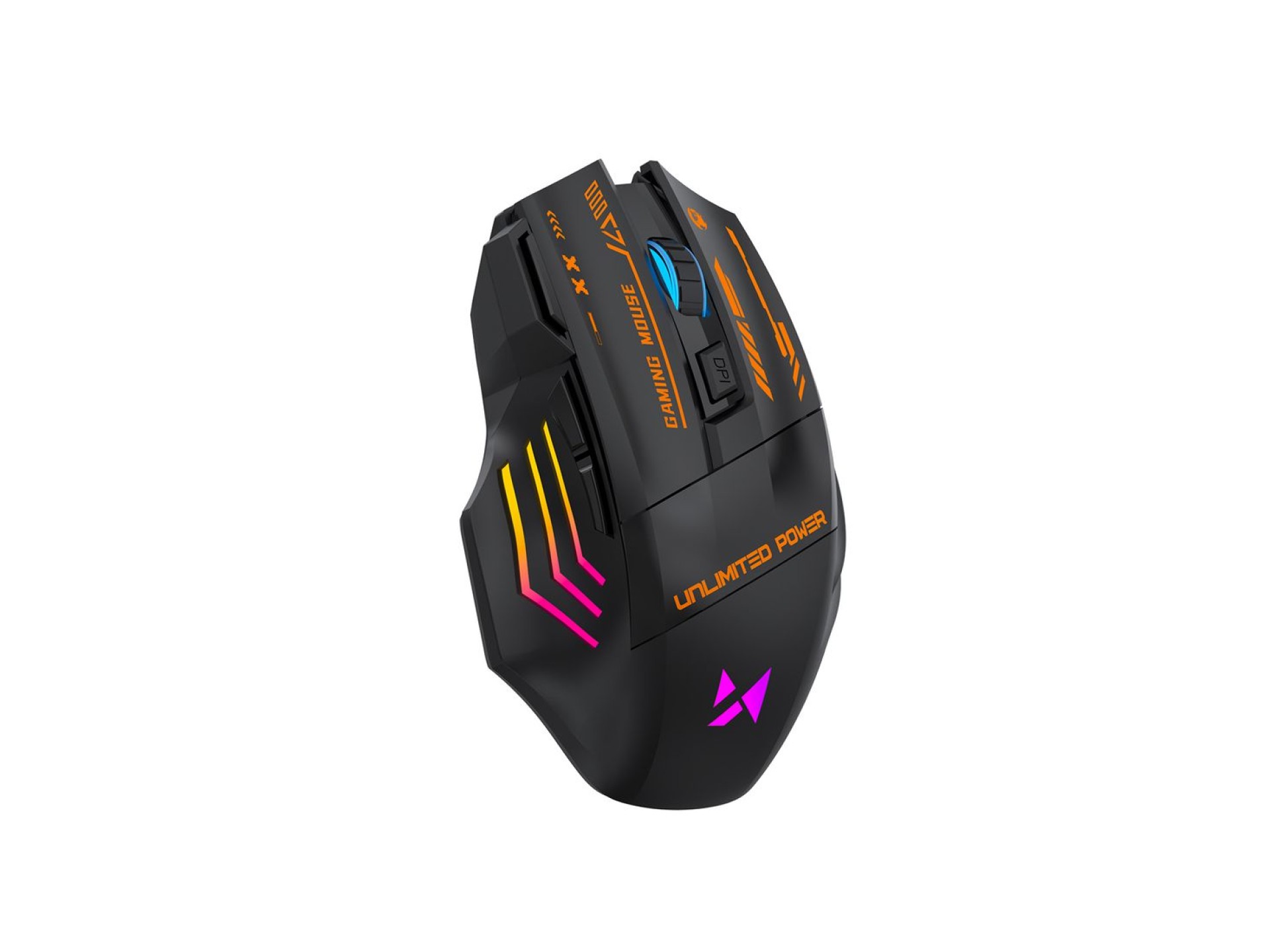 Rato Gamer Óptico Sem Fios Wozinsky WMGB-1179 com Bateria Recarregável Integrada, 3200 DPI e Retroil