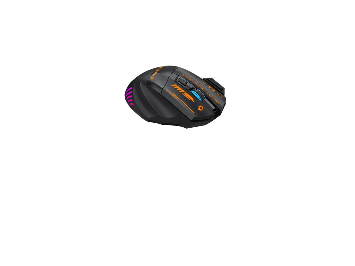 Rato Gamer Óptico Sem Fios Wozinsky WMGB-1179 com Bateria Recarregável Integrada, 3200 DPI e Retroil
