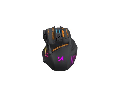 Ratón inalámbrico óptico para juegos Wozinsky WMGB-1179 con batería recargable integrada, 3200 DPI y Ratón inalámbrico óptico para juegos Wozinsky WMGB-1179 con batería recargable integrada, 3200 DPI y
