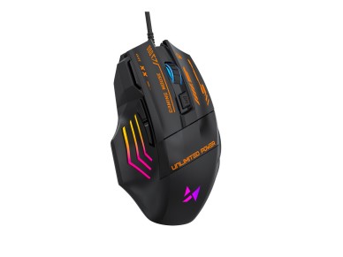 Ratón óptico para juegos con cable Wozinsky WMGK-1179W, 7200 DPI con retroiluminación - Negro Ratón óptico para juegos con cable Wozinsky WMGK-1179W, 7200 DPI con retroiluminación - Negro