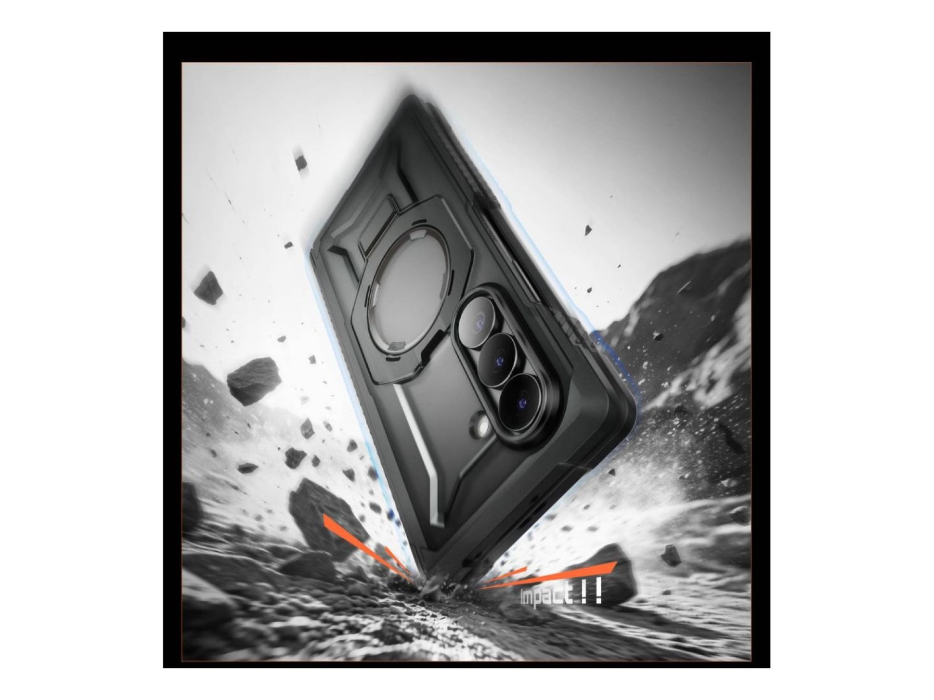 Conjunto de 2 capas Supcase UB Grip Mag MagSafe para Samsung Galaxy Z Fold 8 - Preto