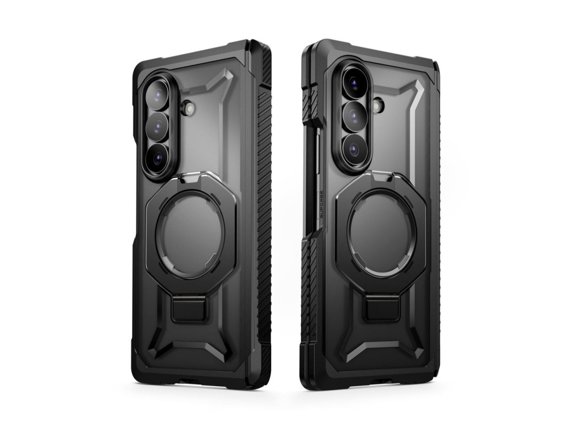 Conjunto de 2 capas Supcase UB Grip Mag MagSafe para Samsung Galaxy Z Fold 8 - Preto