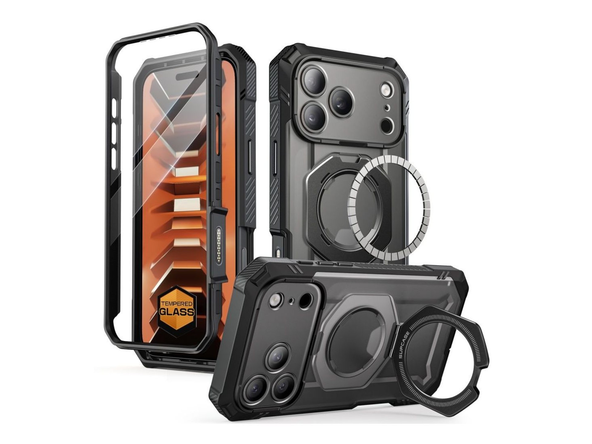Supcase Grip Pro Mag MagSafe Case for iPhone 18 Pro / 17 Pro - Black