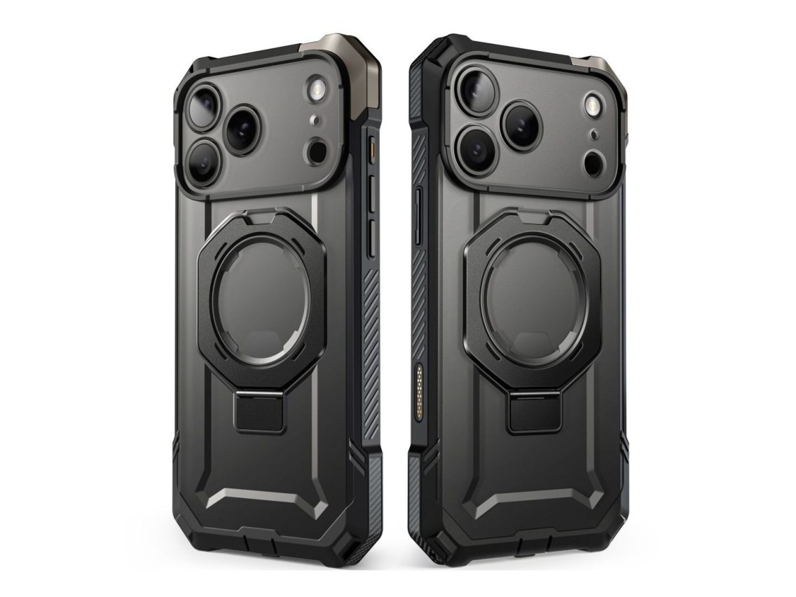 Capa Supcase UB Grip Mag MagSafe para iPhone 18 Pro Max / 17 Pro Max - Preta