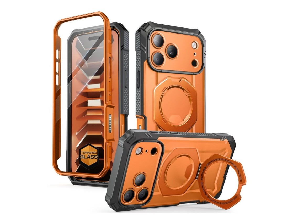 Funda Supcase Grip Pro Mag MagSafe para iPhone 18 Pro Max / 17 Pro Max - Naranja