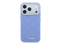 Karl Lagerfeld Grained Mono Resin Logo MagSafe Case for iPhone 17 Pro Max / 18 Pro Max - Light Blue Karl Lagerfeld Grained Mono Resin Logo MagSafe Case for iPhone 17 Pro Max / 18 Pro Max - Light Blue