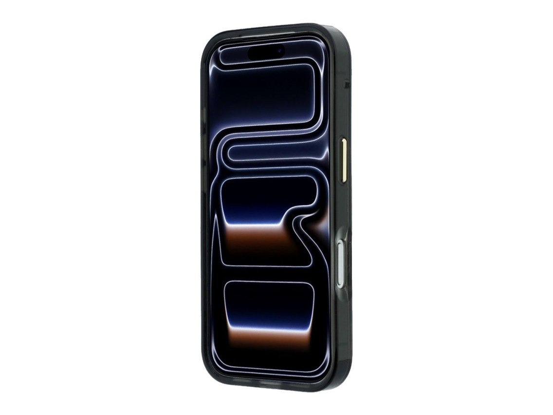 Capa MagSafe Karl Lagerfeld IML Signature Zebra Glitter para iPhone 17 Pro/18 Pro - Dourado
