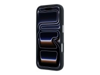 Capa MagSafe Karl Lagerfeld Grained Heads em metal para iPhone 17 Pro / 18 Pro - Preta