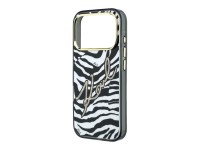 Capa MagSafe Karl Lagerfeld IML Signature Zebra Glitter para iPhone 17 Pro Max / 18 Pro Max - Dourad Capa MagSafe Karl Lagerfeld IML Signature Zebra Glitter para iPhone 17 Pro Max / 18 Pro Max - Dourad