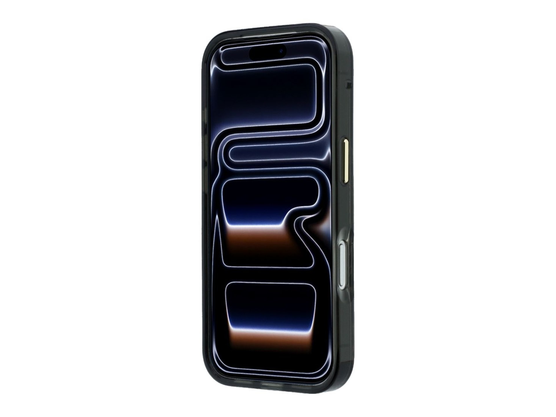 Capa MagSafe Karl Lagerfeld IML Signature Zebra Glitter para iPhone 17 Pro Max / 18 Pro Max - Dourad