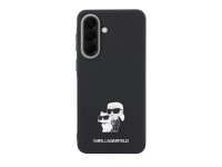 Karl Lagerfeld Saffiano Case with K&C Metal Logo for Samsung Galaxy A57 5G - Black