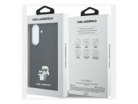 Karl Lagerfeld Saffiano Case with K&C Metal Logo for Samsung Galaxy A57 5G - Black