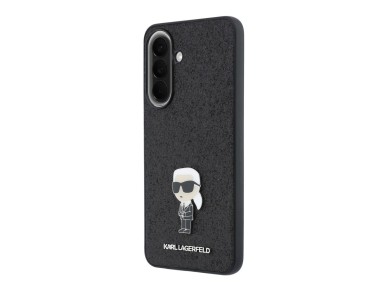 Karl Lagerfeld Fixed Glitter Ikonik Logo Metal Pin Case for Samsung Galaxy A57 5G - Black Karl Lagerfeld Fixed Glitter Ikonik Logo Metal Pin Case for Samsung Galaxy A57 5G - Black