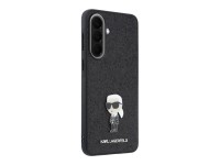 Karl Lagerfeld Fixed Glitter Ikonik Logo Metal Pin Case for Samsung Galaxy A57 5G - Black Karl Lagerfeld Fixed Glitter Ikonik Logo Metal Pin Case for Samsung Galaxy A57 5G - Black