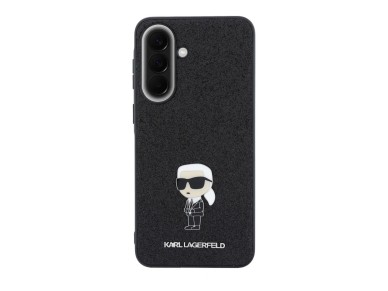 Karl Lagerfeld Fixed Glitter Ikonik Logo Metal Pin Case for Samsung Galaxy A57 5G - Black Karl Lagerfeld Fixed Glitter Ikonik Logo Metal Pin Case for Samsung Galaxy A57 5G - Black