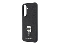 Karl Lagerfeld Fixed Glitter Ikonik Logo Metal Pin Case for Samsung Galaxy A37 5G - Black Karl Lagerfeld Fixed Glitter Ikonik Logo Metal Pin Case for Samsung Galaxy A37 5G - Black
