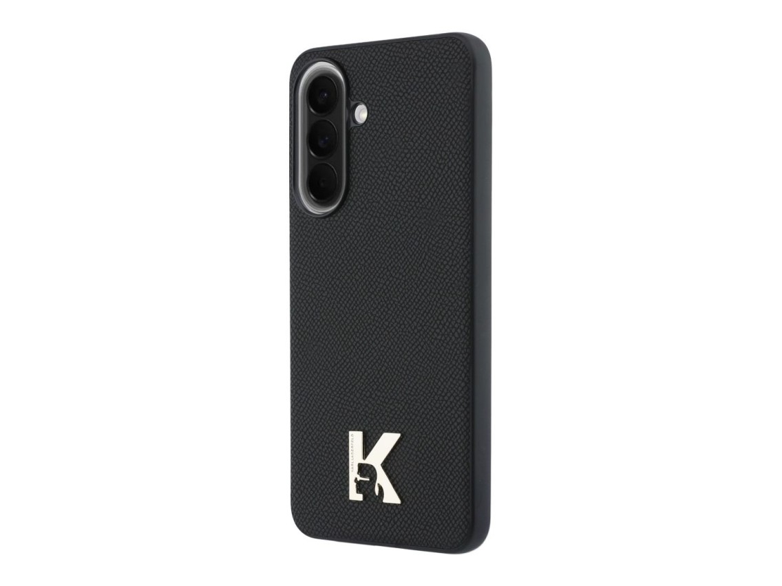 Funda con el logo de Karl Lagerfeld para Samsung Galaxy A57 5G - Negra