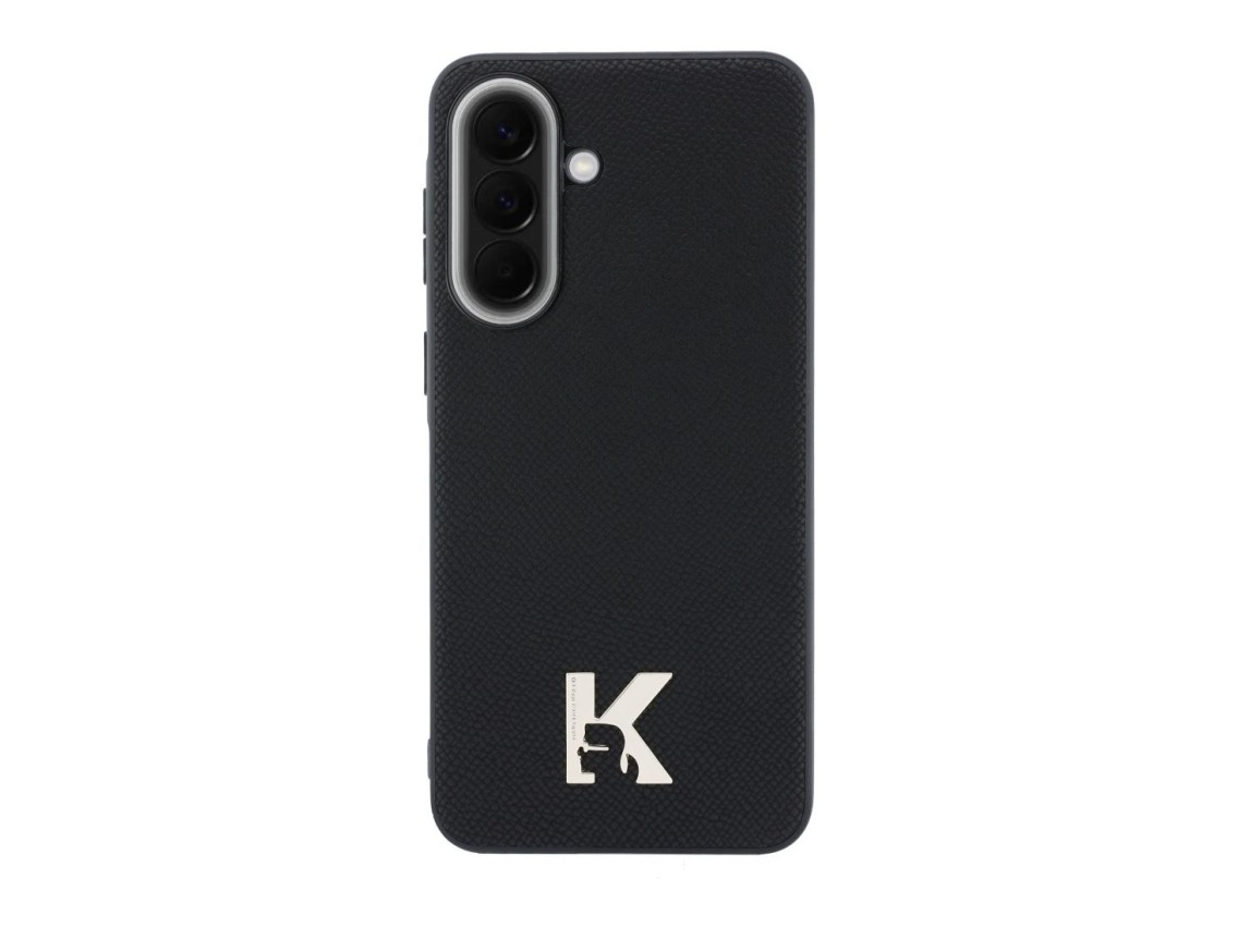 Funda con el logo de Karl Lagerfeld para Samsung Galaxy A57 5G - Negra