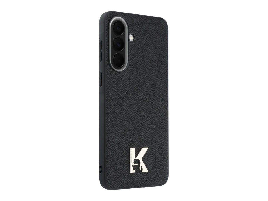 Funda con el logo de Karl Lagerfeld para Samsung Galaxy A57 5G - Negra