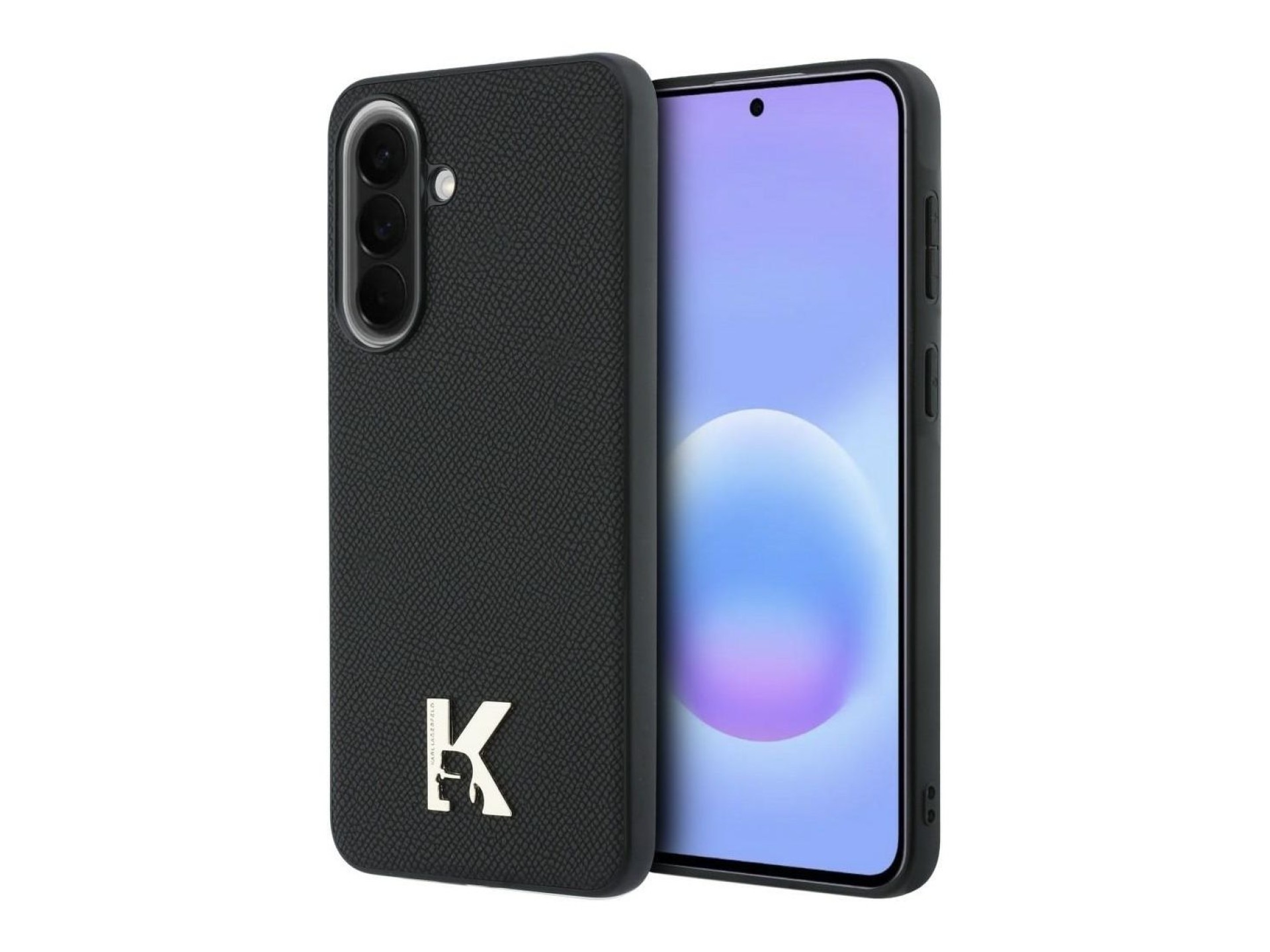 Funda con el logo de Karl Lagerfeld para Samsung Galaxy A57 5G - Negra