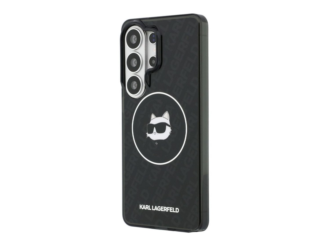 Karl Lagerfeld IML Repeated Choupette MagSafe Case for Samsung Galaxy S26 Ultra - Black