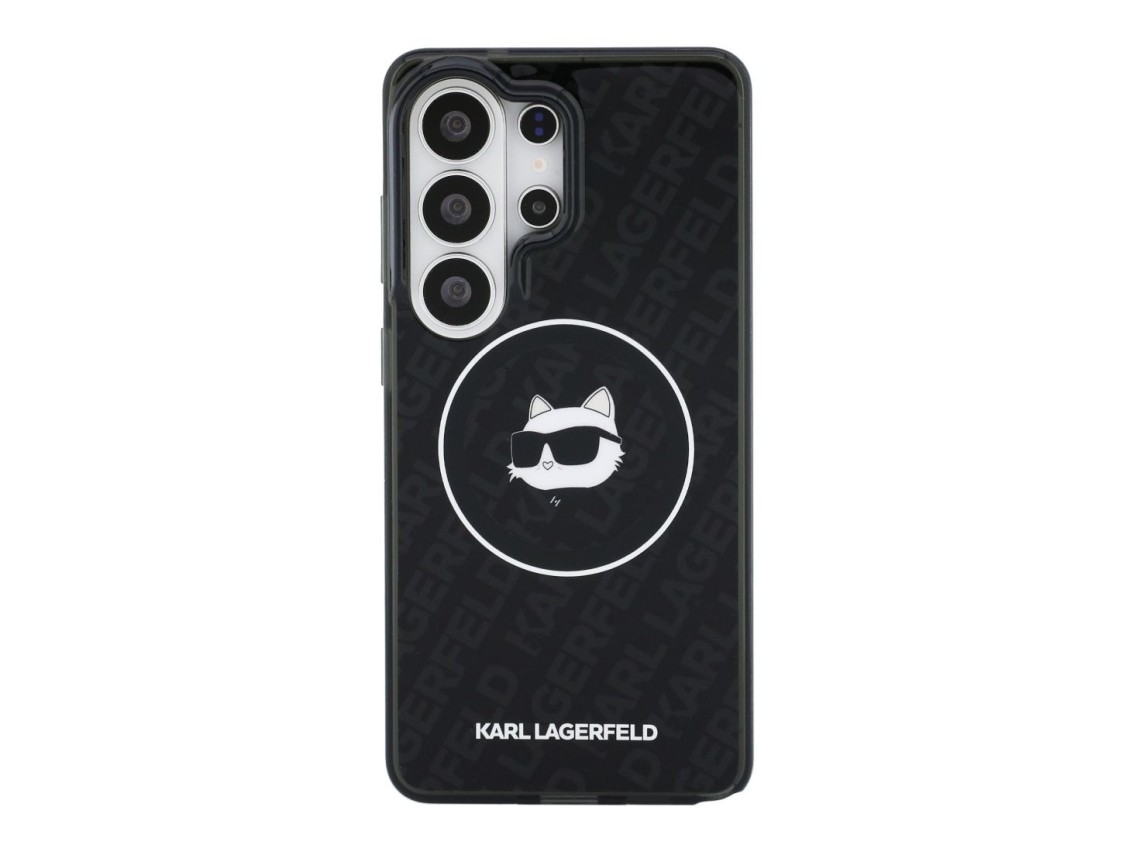 Karl Lagerfeld IML Repeated Choupette MagSafe Case for Samsung Galaxy S26 Ultra - Black