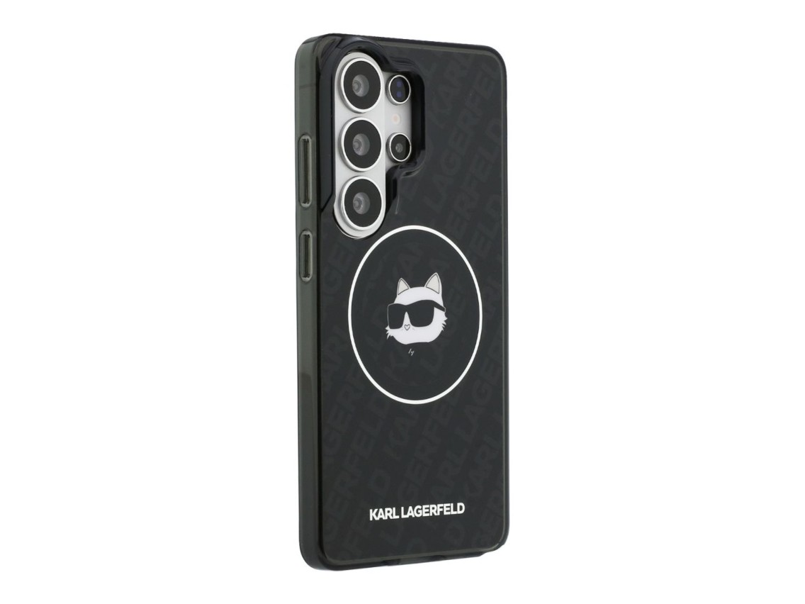 Karl Lagerfeld IML Repeated Choupette MagSafe Case for Samsung Galaxy S26 Ultra - Black